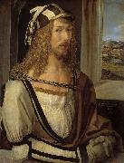 Albrecht Durer Self-portrait (mk08) oil on canvas